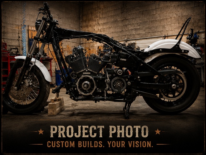 Motorcycle project at Motorcycle Mike's V-Twin Repair